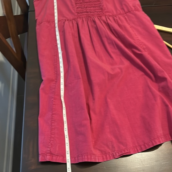 April Cornell Razzy Cotton Sleeveless Jumper Dress Raspberry Flowy Size L NEW - Picture 17 of 17